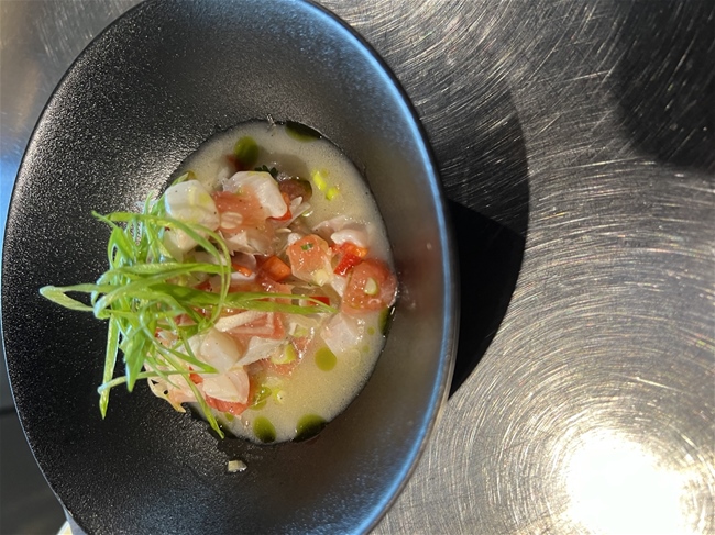 Ceviche sea bass